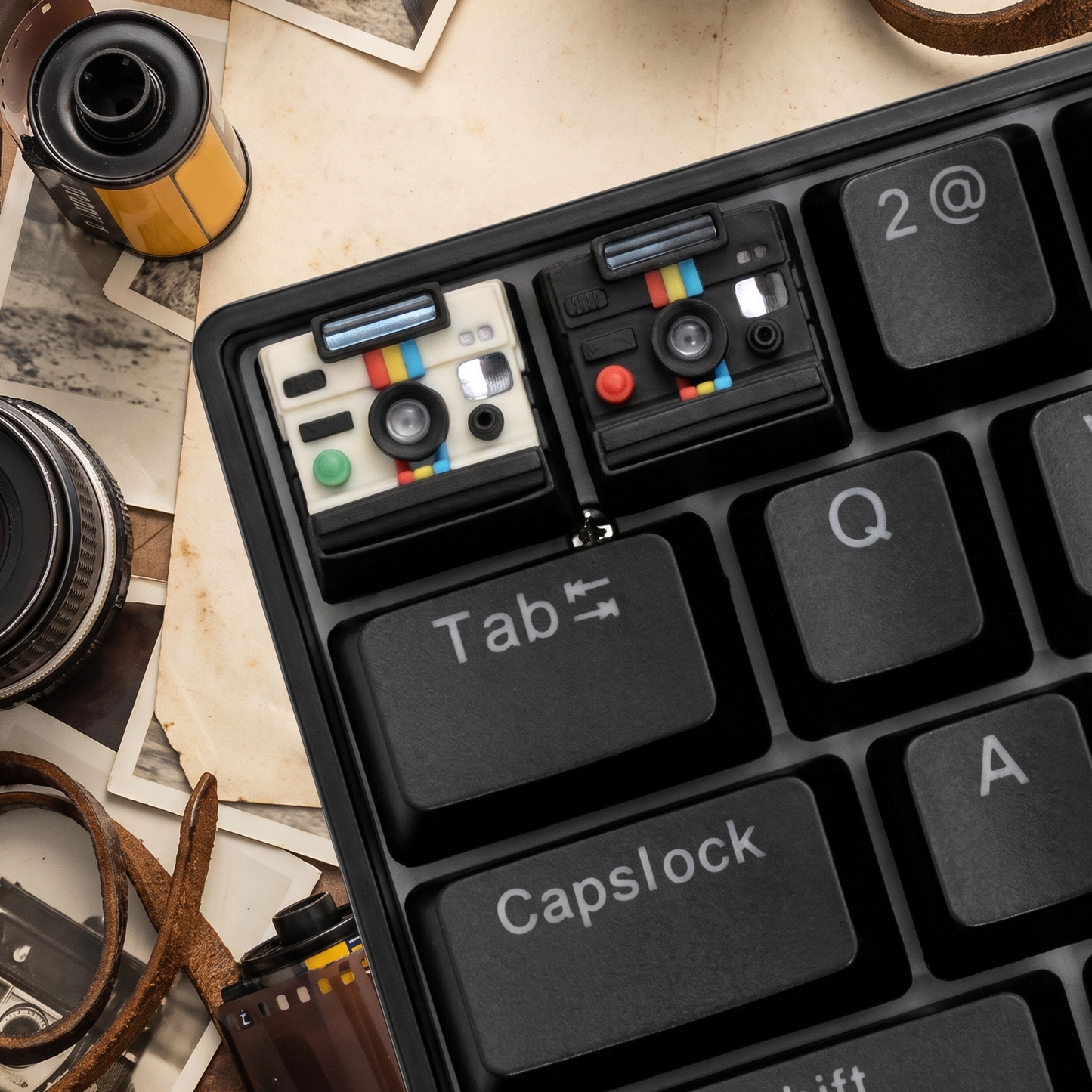 Polaroid Instant Camera Keycaps