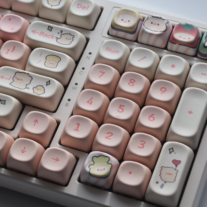 Porky in Pink Keycap Set
