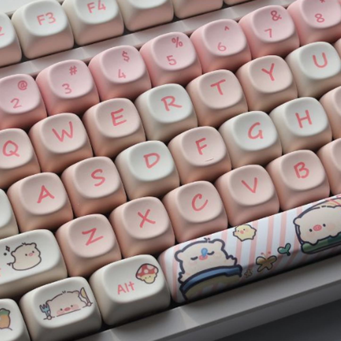 Porky in Pink Keycap Set