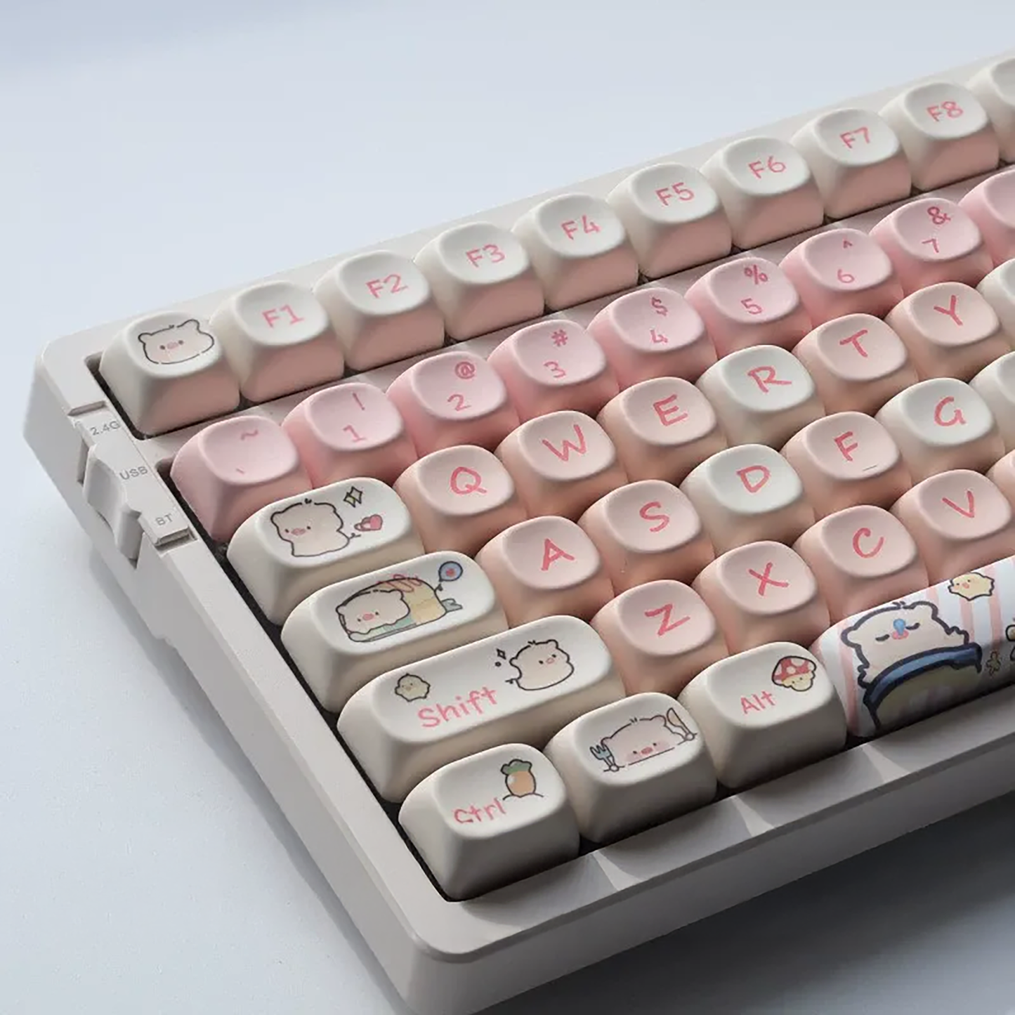 Porky in Pink Keycap Set