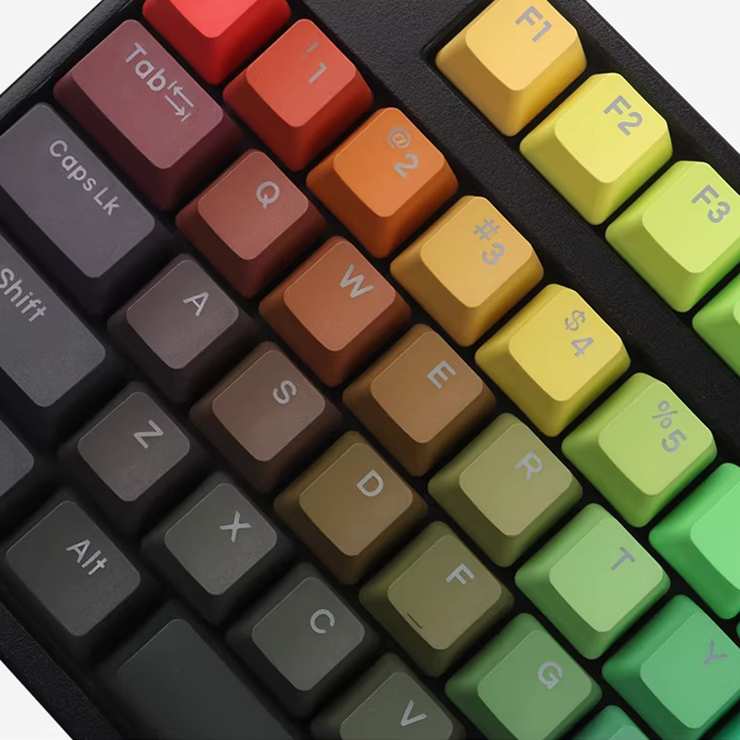 Prism Gradient Glow Keycap Set