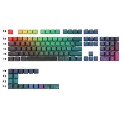 Prism Gradient Glow Keycap Set