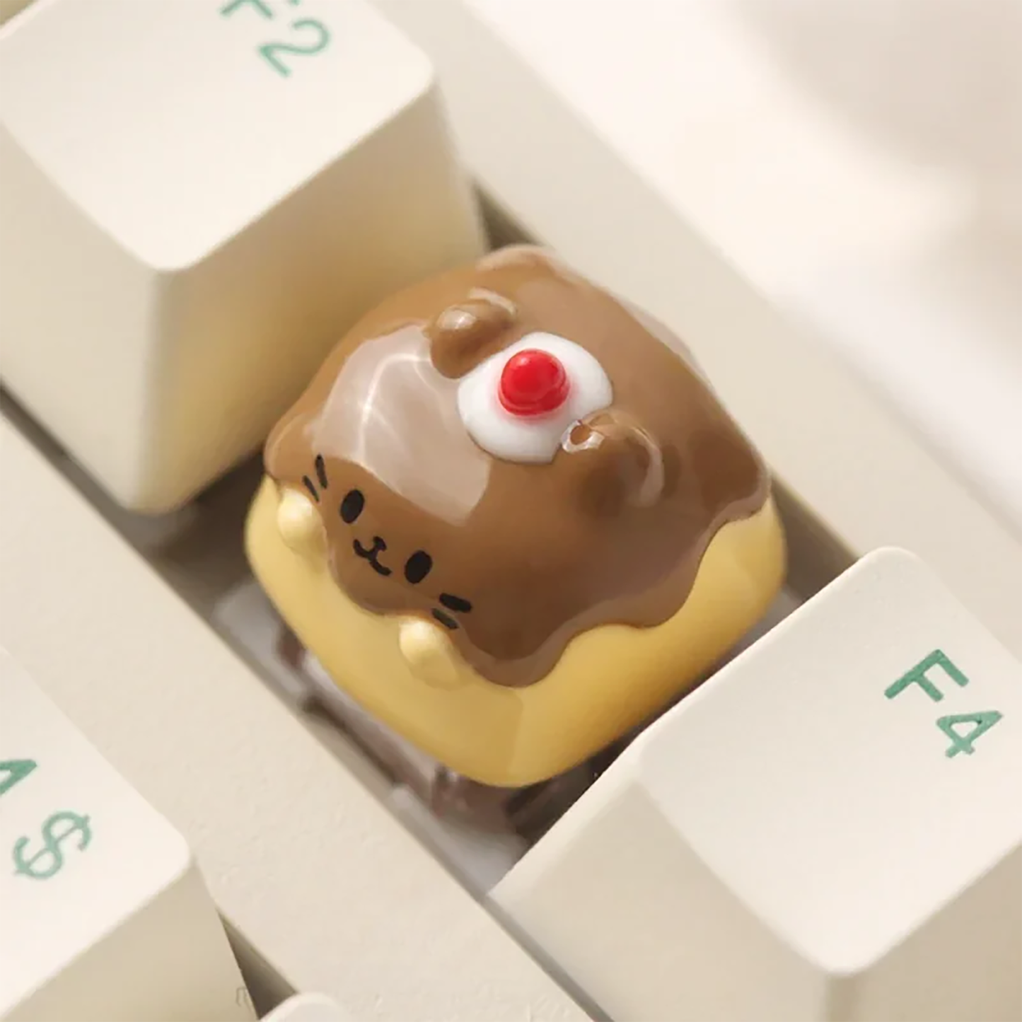 Pudding Cat Keycap