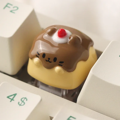Pudding Cat Keycap