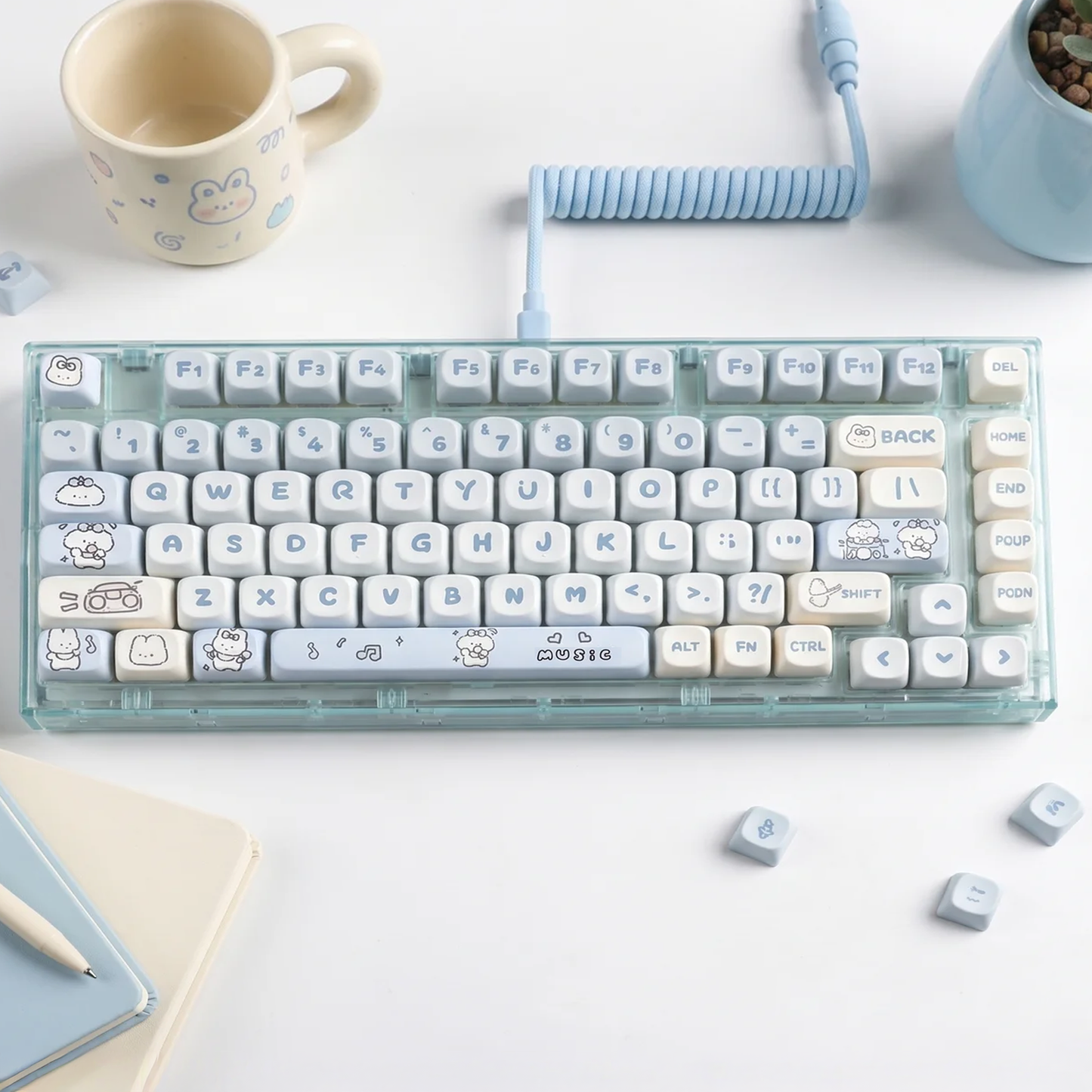 Puppy Music Band Keycap Set