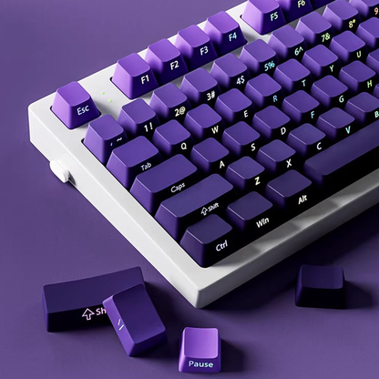 Purple Rain Side Print Gradient Keycap Set