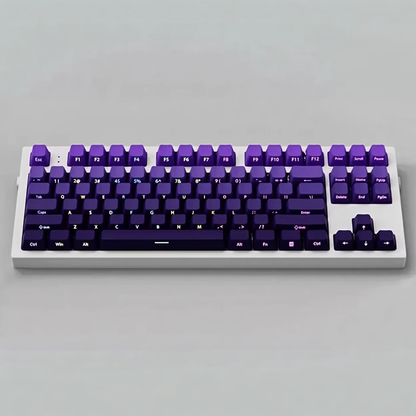 Purple Rain Side Print Gradient Keycap Set