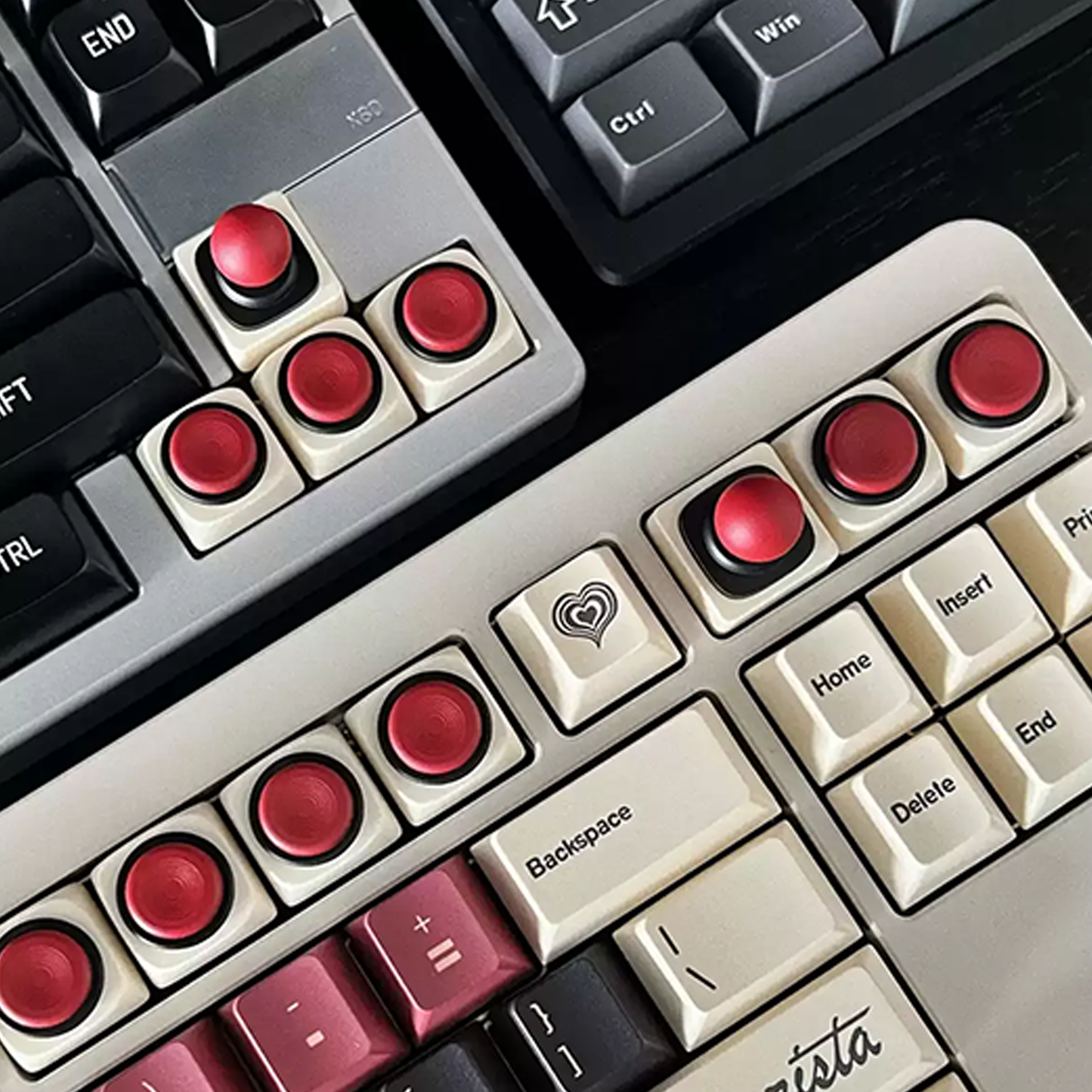 Push Button Retro Arcade Controller Keycaps