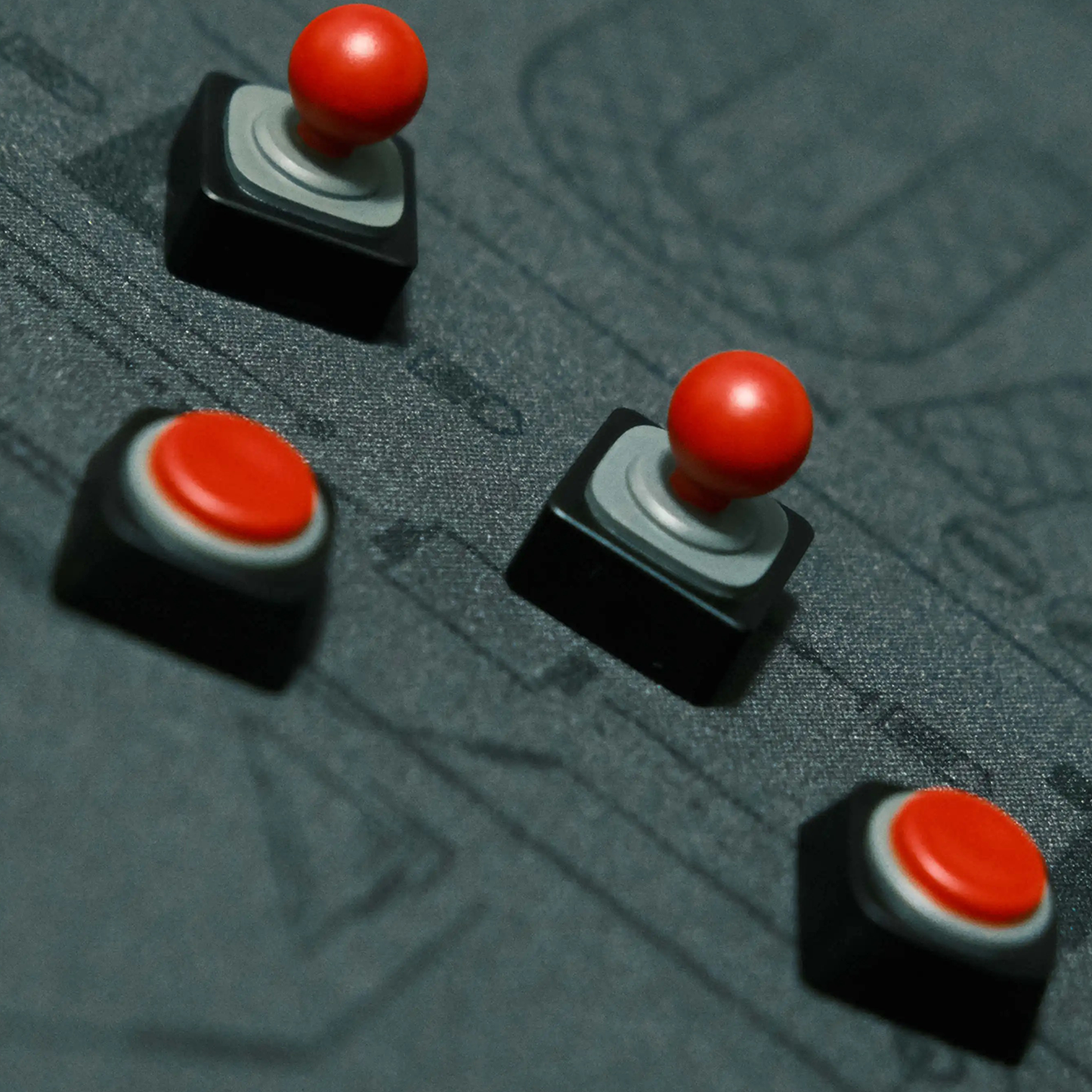 Push Button Retro Arcade Controller Keycaps