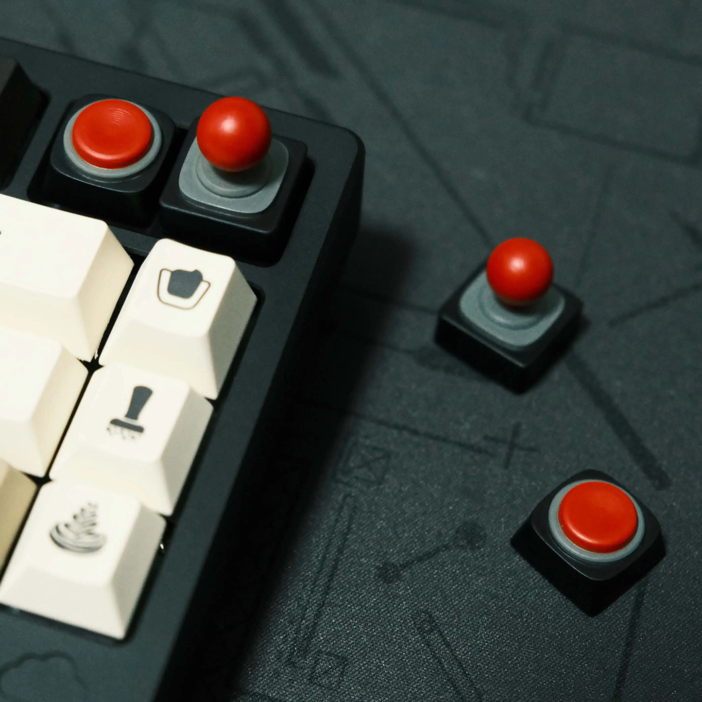 Push Button Retro Arcade Controller Keycaps