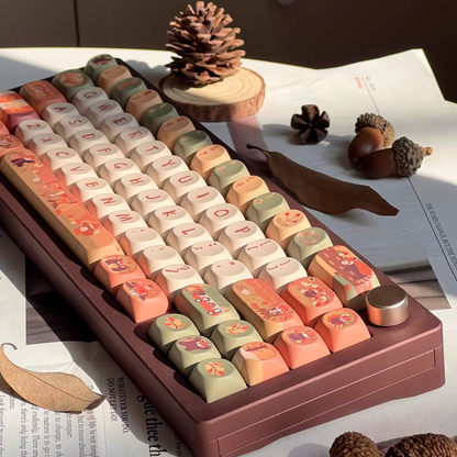 Red Panda Keycap Set