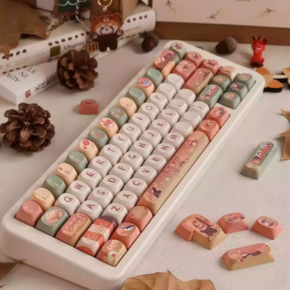 Red Panda Keycap Set