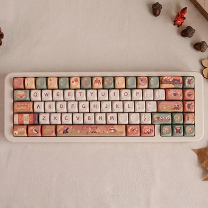 Red Panda Keycap Set