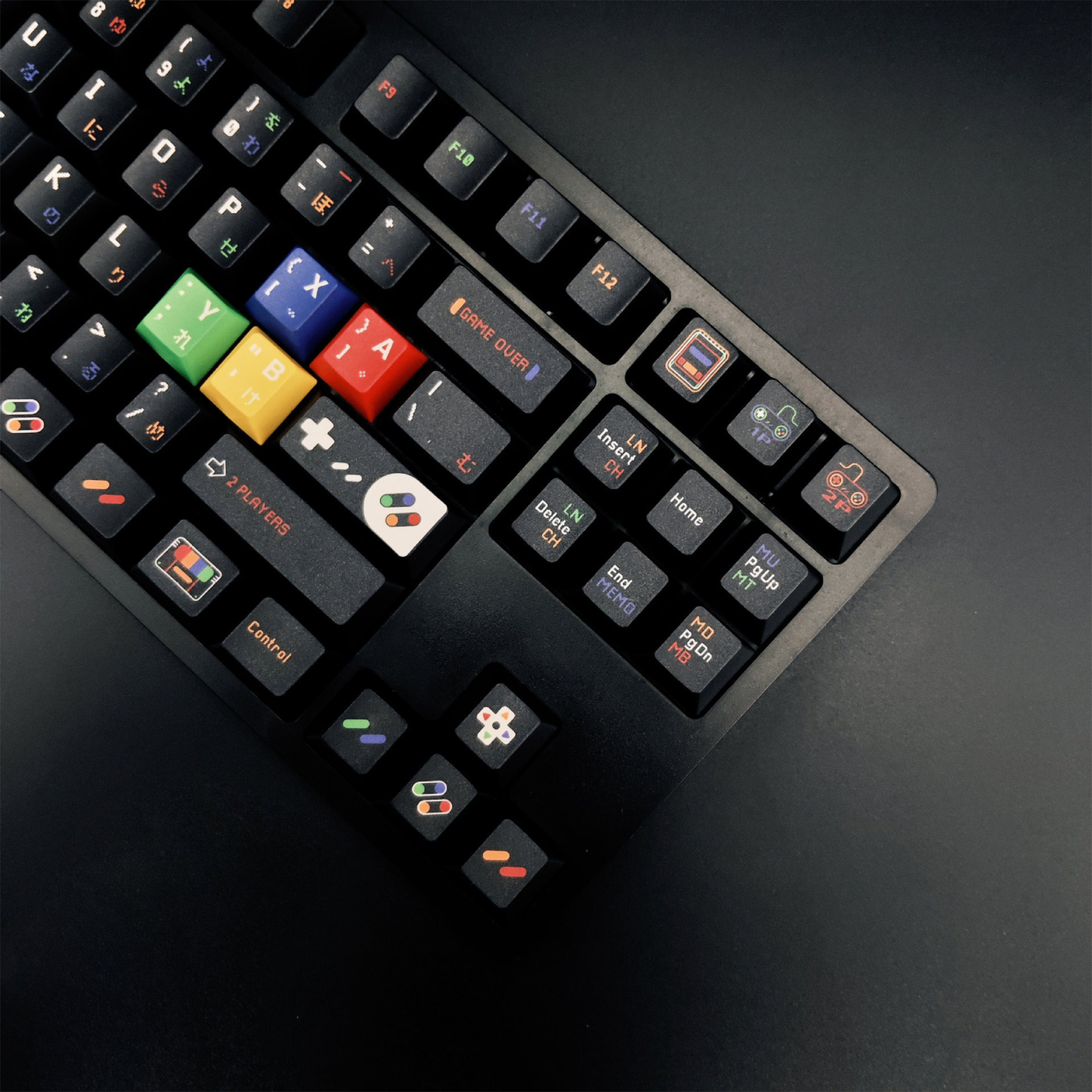 Retro Arcade Dark Keycap Set
