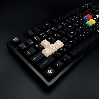 Retro Arcade Dark Keycap Set