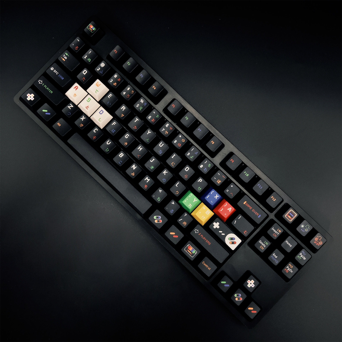 Retro Arcade Dark Keycap Set