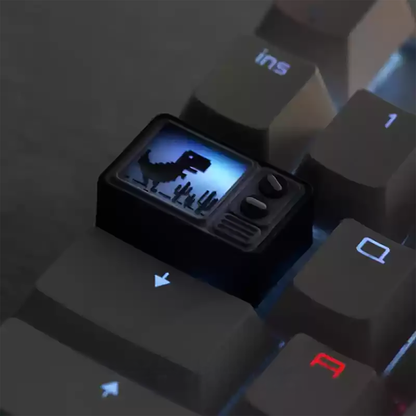 Retro CRT Analog TV 1.5U Keycap