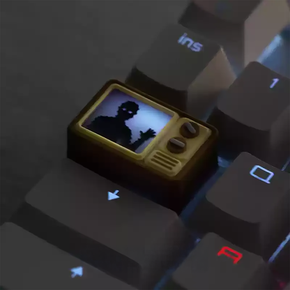 Retro CRT Analog TV 1.5U Keycap