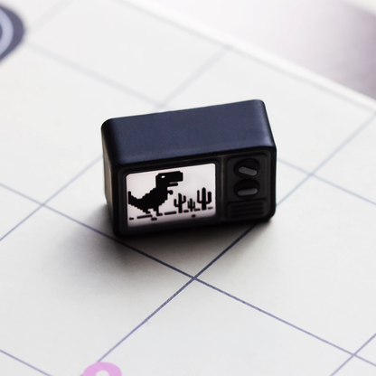 Retro CRT Analog TV 1.5U Keycap