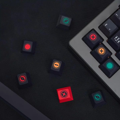 Retro Dark Lights R1 Keycap Set