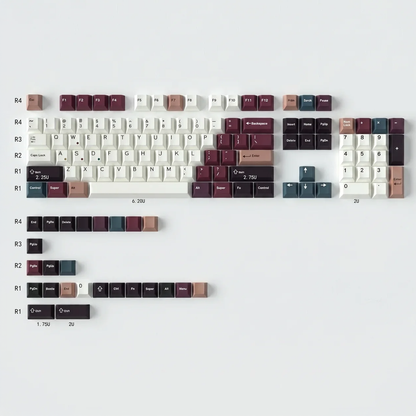 Retro Mixed Lights R1 Keycap Set