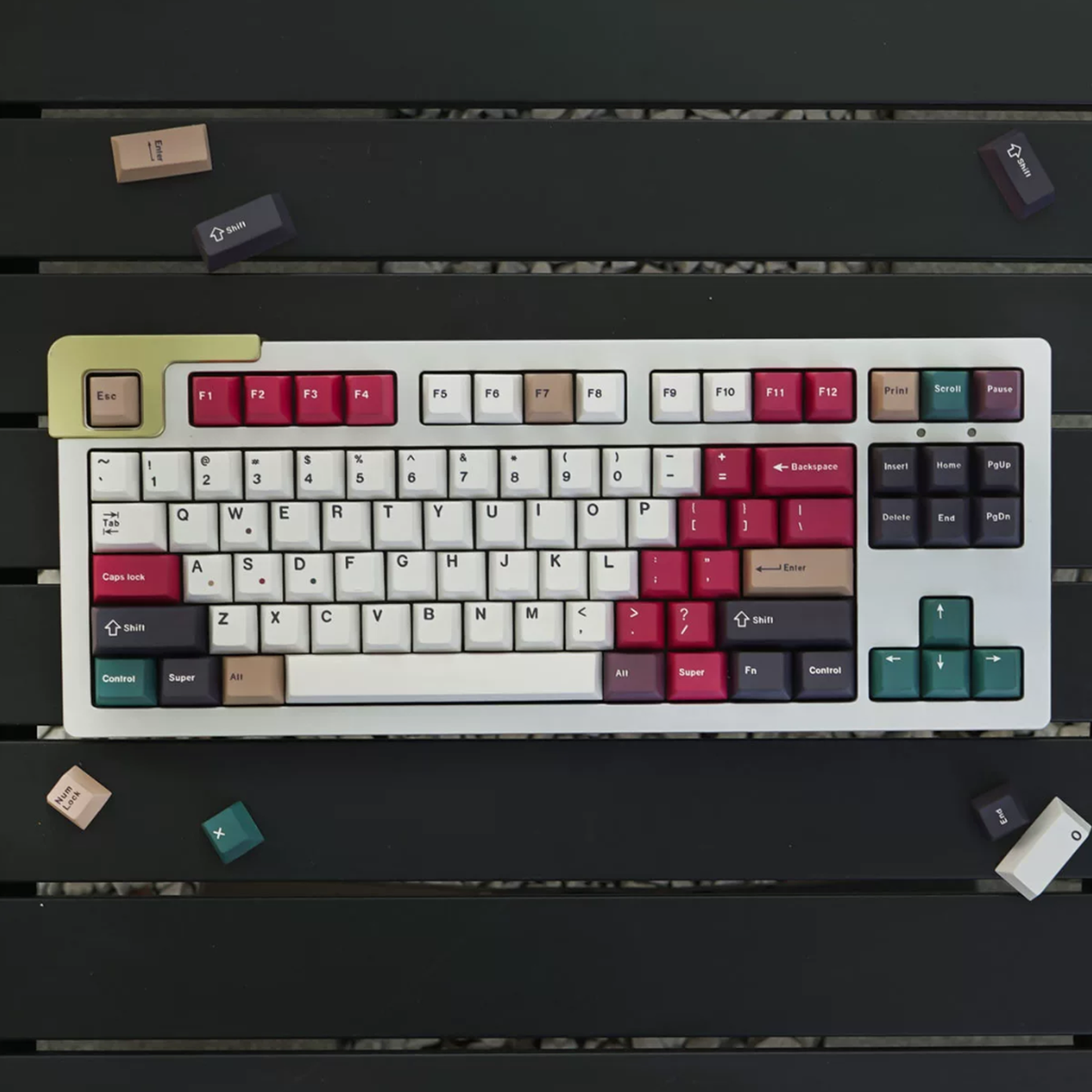 Retro Mixed Lights R2 Keycap Set