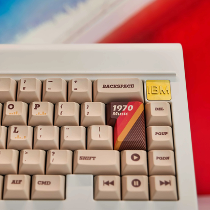 Retro Music Records Keycap Set