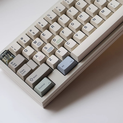 Retro Transparent Glitter Keycap Set