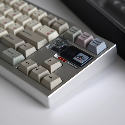Retro Transparent Glitter Keycap Set