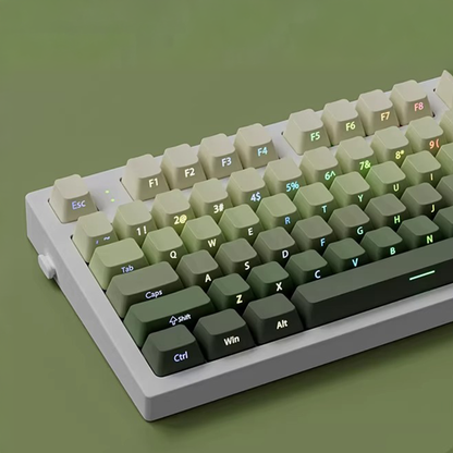 Serene Sage Side Print Gradient Keycap Set