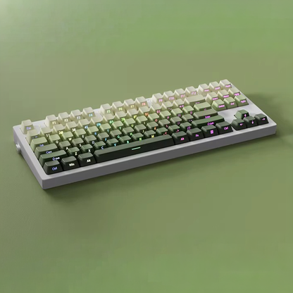 Serene Sage Side Print Gradient Keycap Set