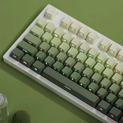 Serene Sage Side Print Gradient Keycap Set