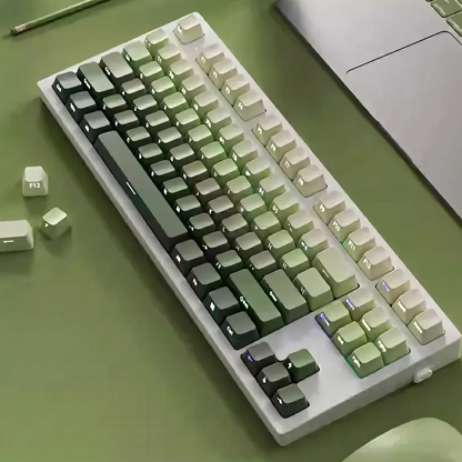 Serene Sage Side Print Gradient Keycap Set
