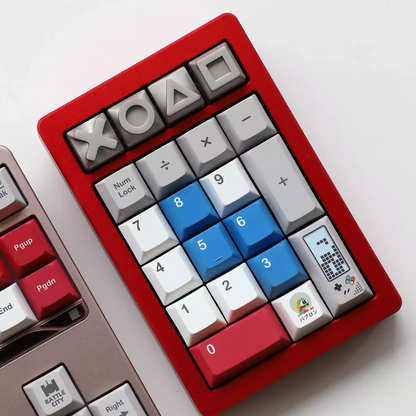Square Circle Triangle Cross Game Controller Set of 4 Keycaps