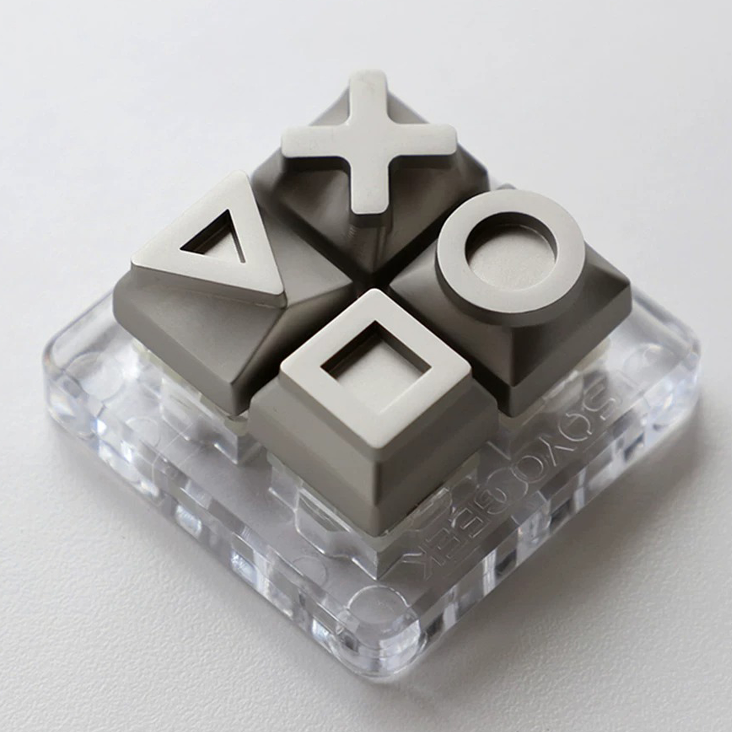 Square Circle Triangle Cross Game Controller Set of 4 Keycaps