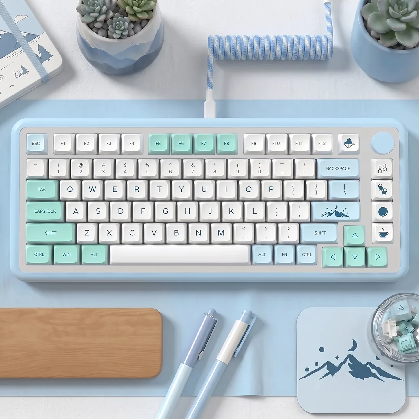 Snowcap Mountain Keycap Set