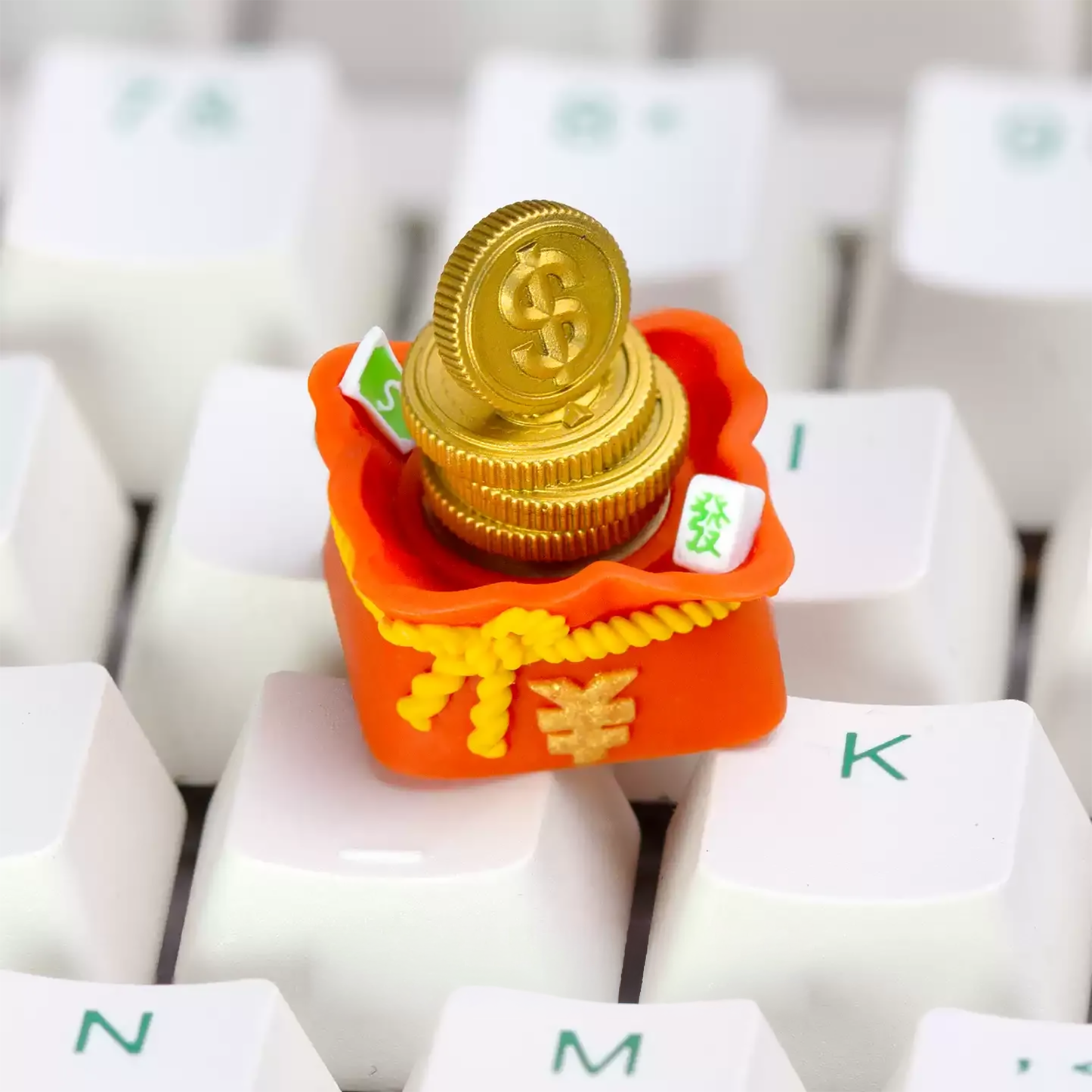 Spinning Moneybag Keycaps
