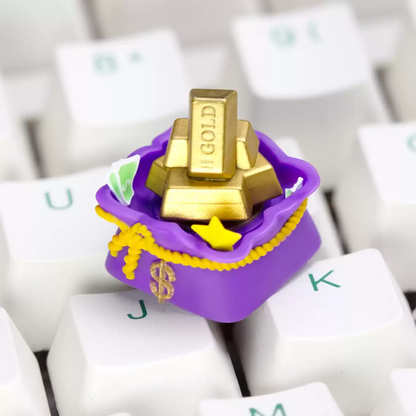 Spinning Moneybag Keycaps