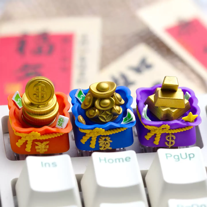 Spinning Moneybag Keycaps