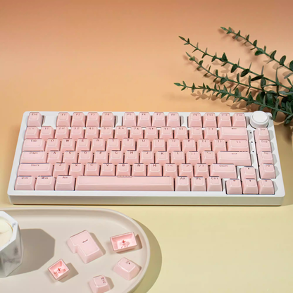 Strawberry Jelly Crystal Keycap Set