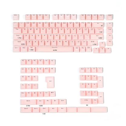 Strawberry Jelly Crystal Keycap Set