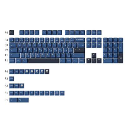 Striker Blue Keycap Set