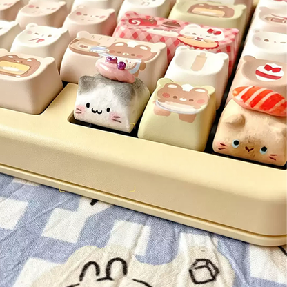Sushi Cat Keycaps