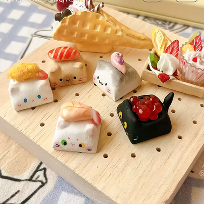 Sushi Cat Keycaps