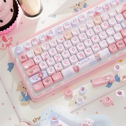 Sweet Marshmallow Keycap Set