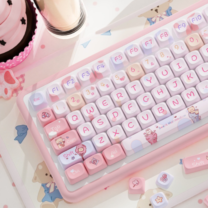 Sweet Marshmallow Keycap Set