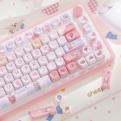 Sweet Marshmallow Keycap Set