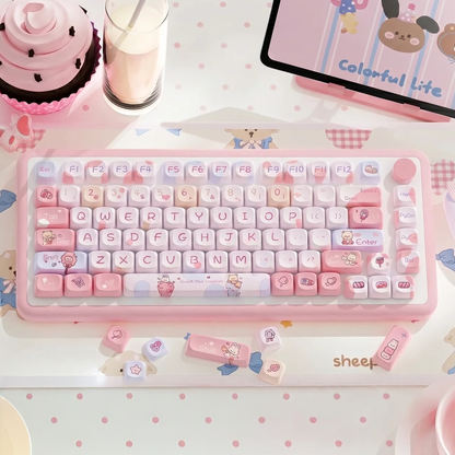 Sweet Marshmallow Keycap Set