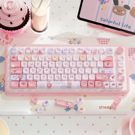 Sweet Marshmallow Keycap Set