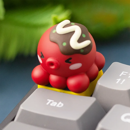 Takoyaki Octopus Ball Keycaps
